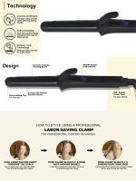 Special - Designed Electric Curling Iron for 25mm Curls – Negative Ion, Hair - Friendly