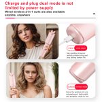 New - model Fully Automatic Wireless Curling Iron – 32mm, Small - Sized for Home Use, Dedicated to Big Waves.
