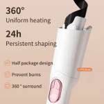 2025 New Model LCD USB-Charging 32MM Heating Egg Curl Curler – Wireless, portable, perfect for home use.