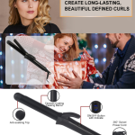 Special - Designed Electric Curling Iron for 25mm Curls – Negative Ion, Hair - Friendly