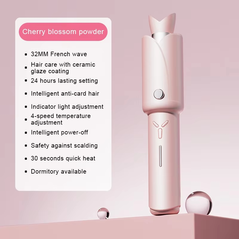 New - model Fully Automatic Wireless Curling Iron – 32mm, Small - Sized for Home Use, Dedicated to Big Waves.
