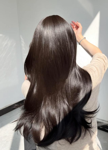 Hair with natural shine