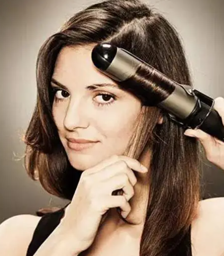 Curl your hair with a curling iron