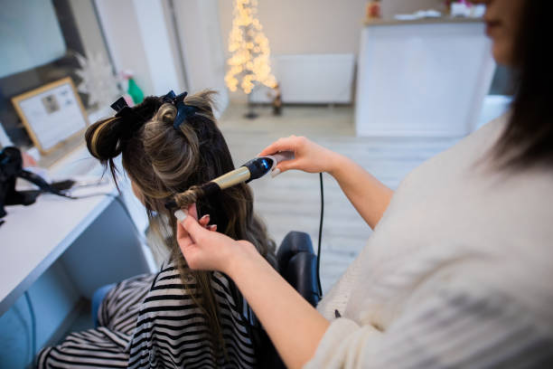 Curling Iron Titanium Coated Barrel